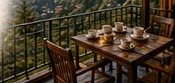 Tea time on the balcony
